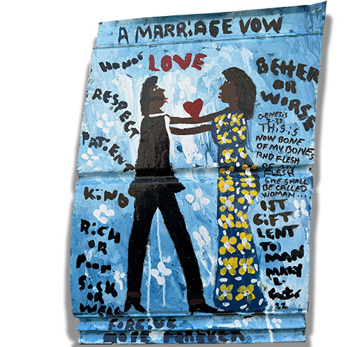 Mary Proctor 18x27 Marriage Vow WP3907